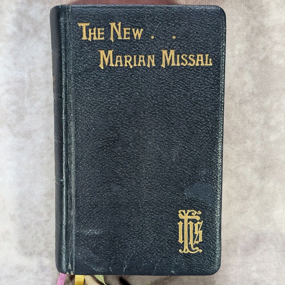 Vintage 1962 The New Marian Missal Daily Catholic Prayer Book Father Juergens